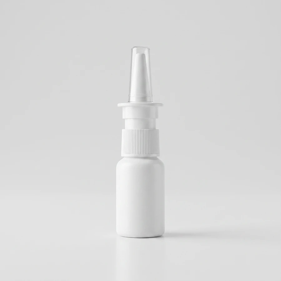 Nasal Spray Bottle (Empty) research peptide – Empty nasal spray bottle with fine-mist pump dispensing 0.1m